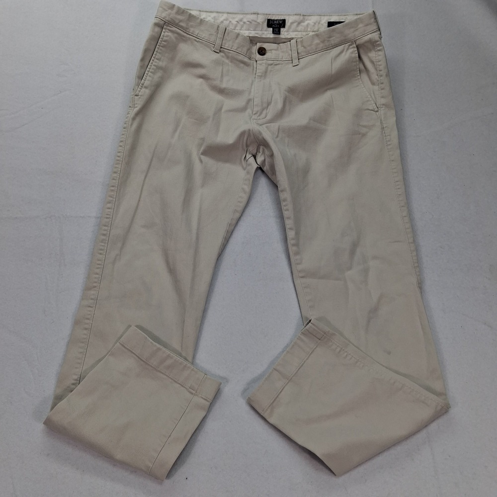 J.Crew Pants Mens 34 Slim Flex Khaki Chino EUC